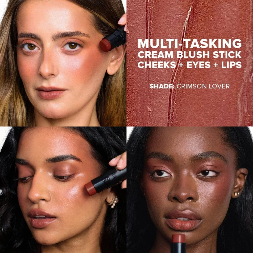 Nudestix Nudies Bloom Cream Blush in Crimson Lover (PLUM)